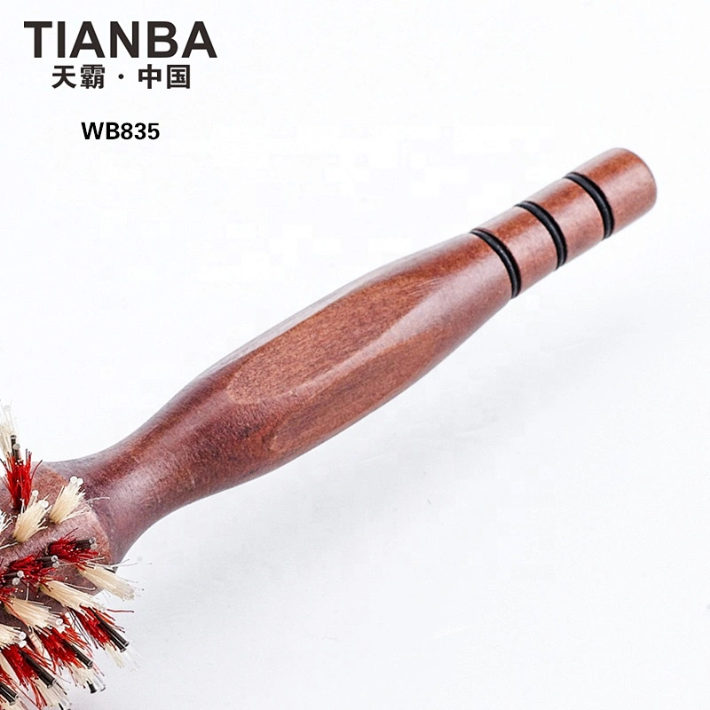 Wooden round brush