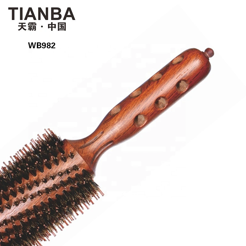 Wooden round brush