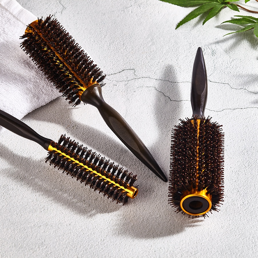 Wooden round brush