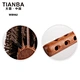 wooden handle round brush