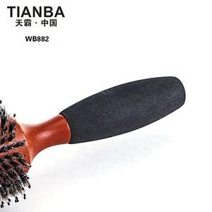 Wooden round brush