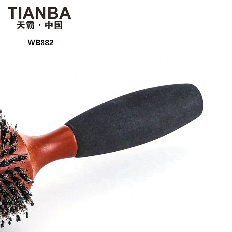 Wooden round brush