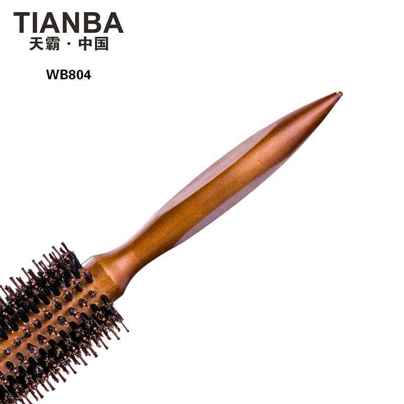 Wooden round brush