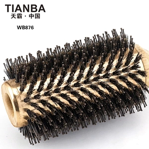 Wooden round brush