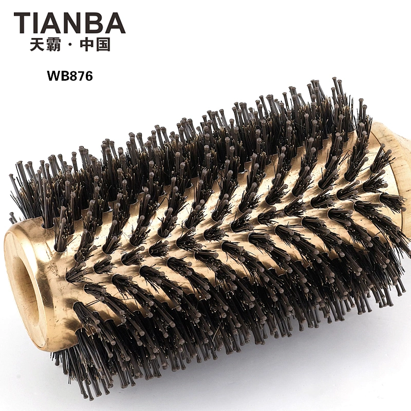 Wooden round brush