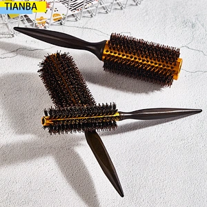 Wooden round brush