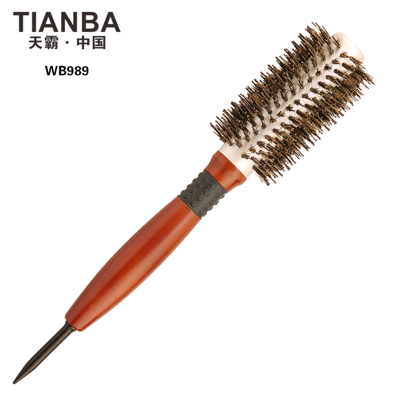Wooden round brush