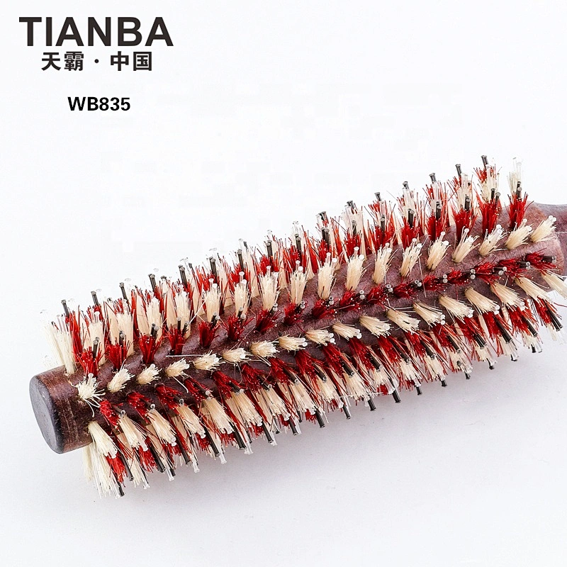 Wooden round brush