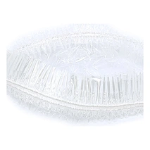 shower cap and shower towels