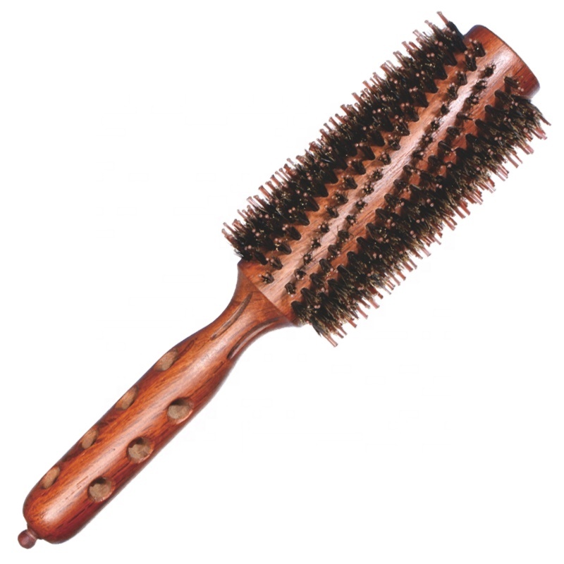 Wooden round brush