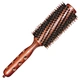 wooden handle round brush