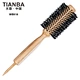 hair brush round wooden
