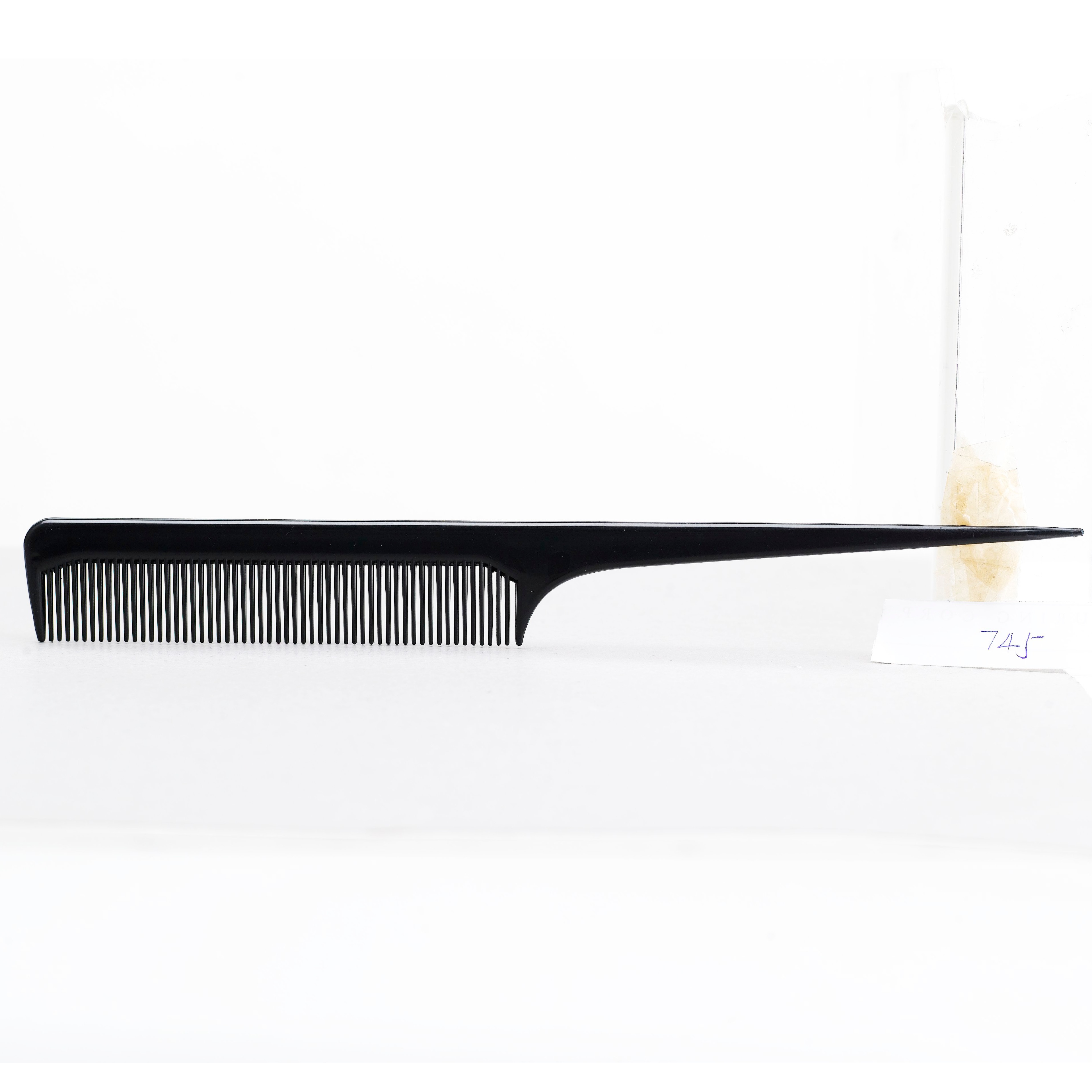 Tianba ABS 74539 215mm ABS curved-profile fine-tooth tail comb