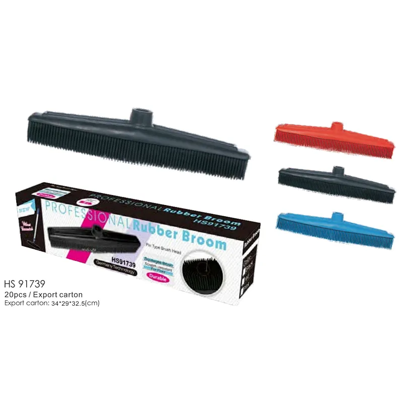 Rubber broom