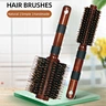 foldable hair brush round
