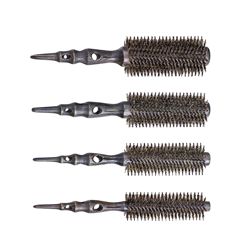 Wooden round brush