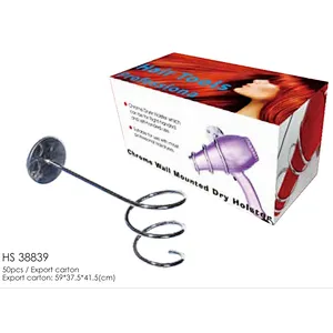 Hair dryer holder