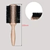 foldable hair brush round