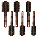 foldable hair brush round