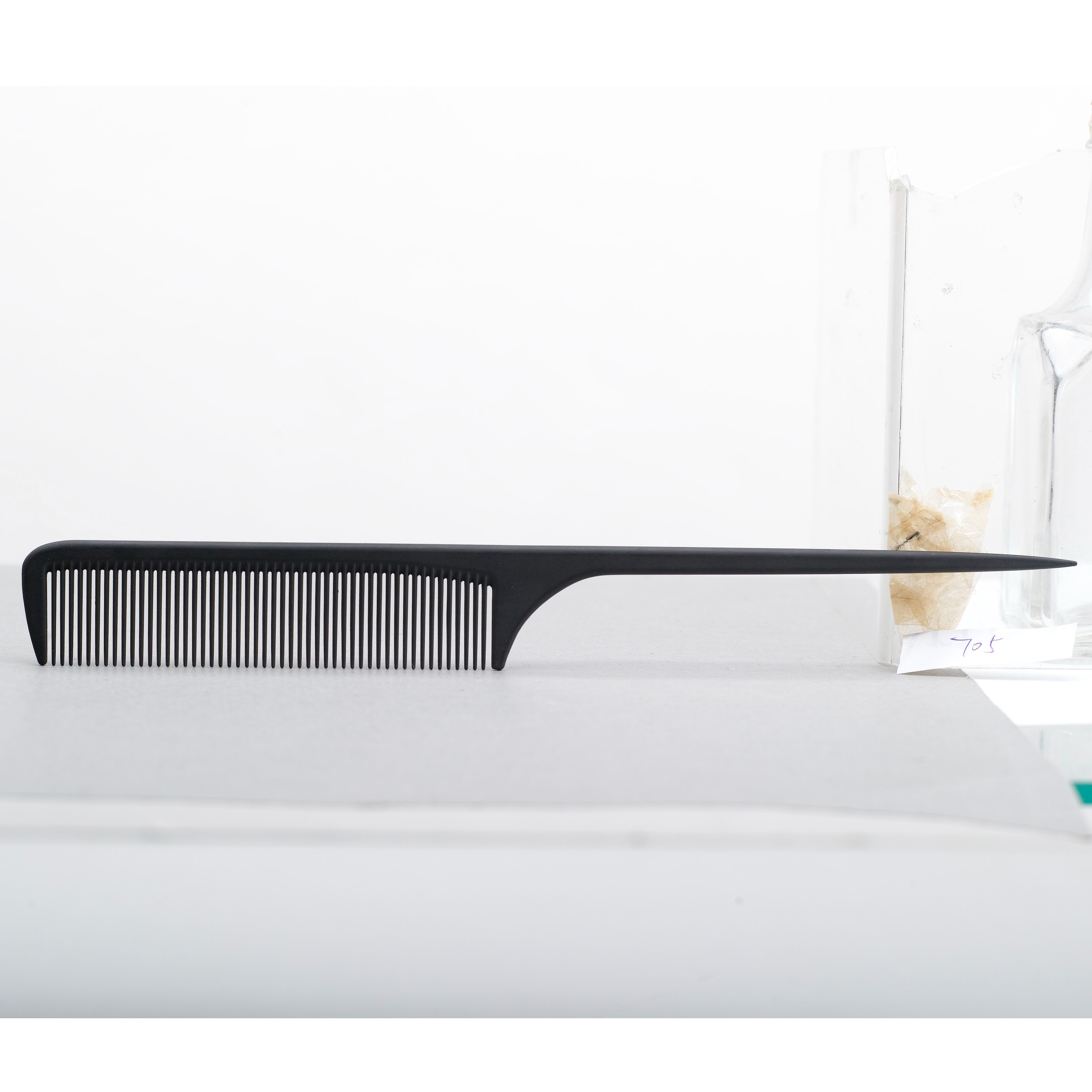 Tianba ABS 70539 238mm ABS long fine-tooth molded-tail comb