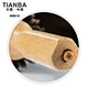 hair brush round wooden