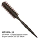 wooden handle round brush