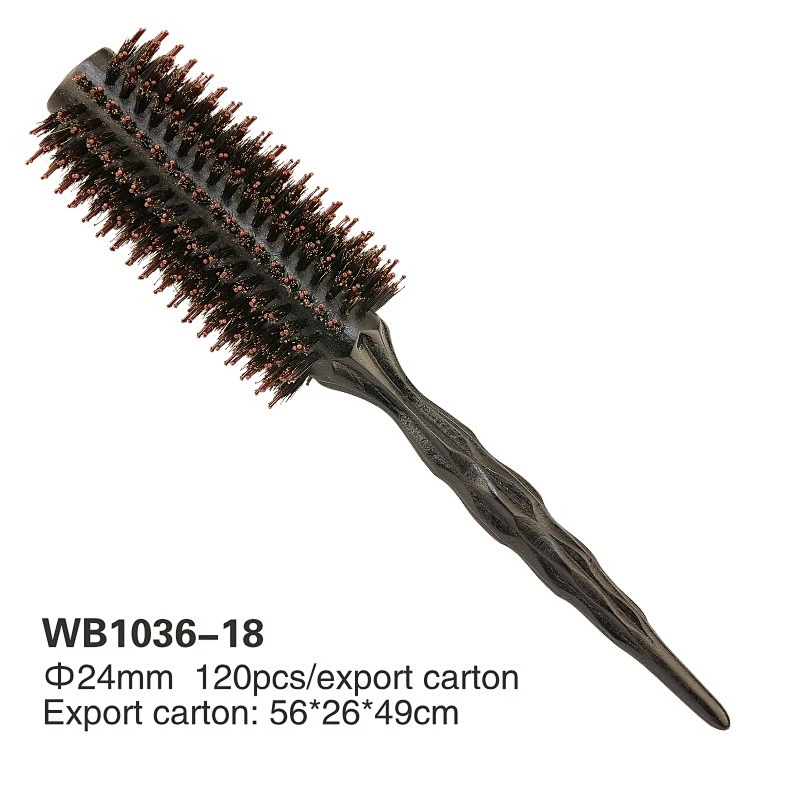 Wooden round brush