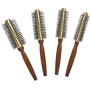 Wooden round brush