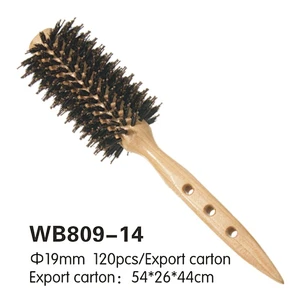 Wooden round brush