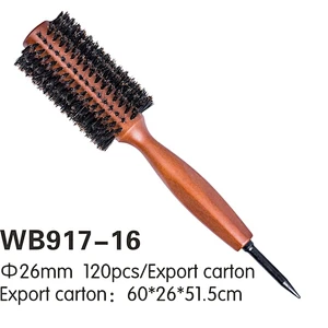 Wooden round brush