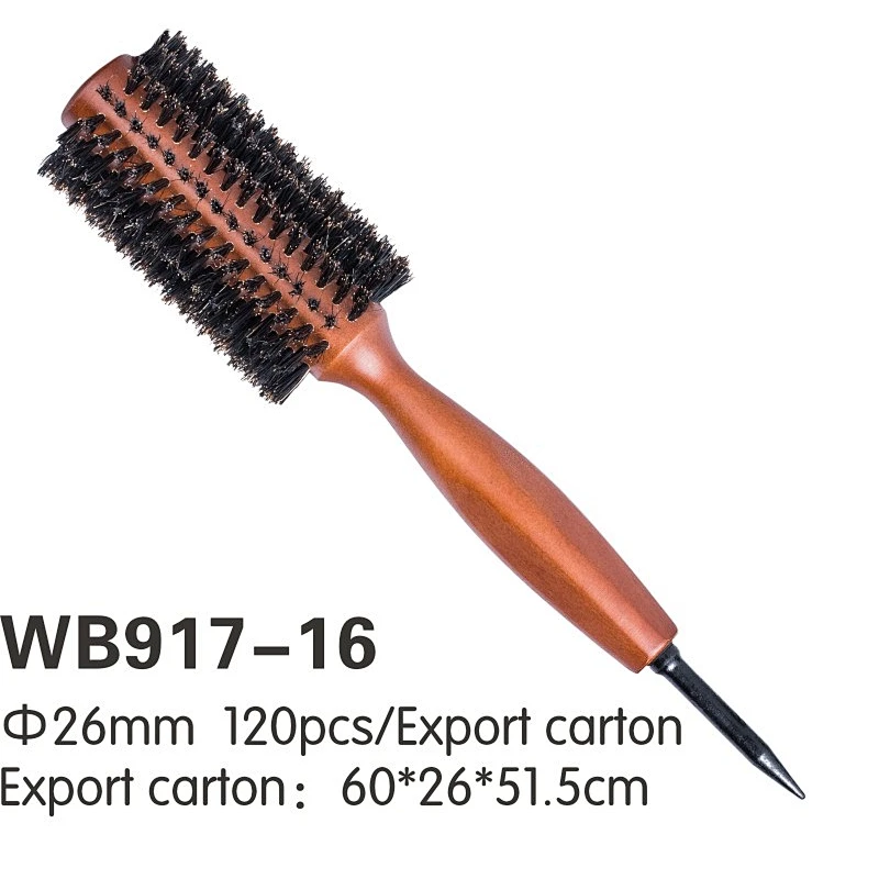 Wooden round brush
