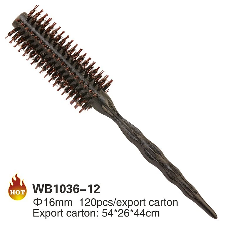 Wooden round brush