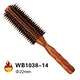 hair brush round wooden