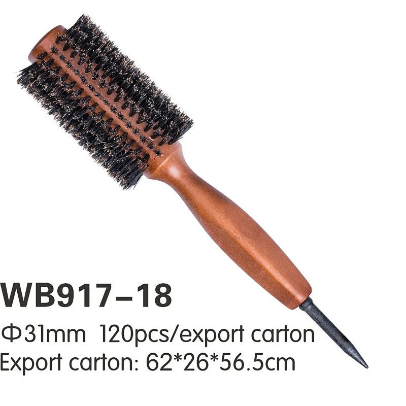 Wooden round brush