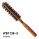 hair brush round wooden