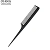 salon barber Carbon fiber rat tail hair comb