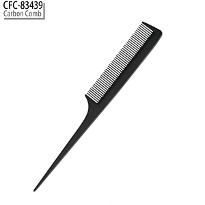 salon barber Carbon fiber rat tail hair comb