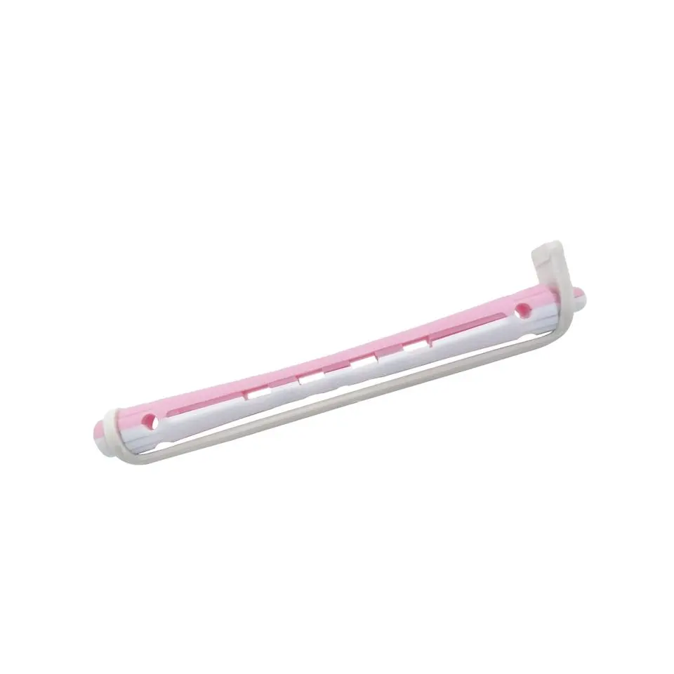 Tianba PC 94822 7 x 91 mm long bi-colour cold wave perm rod with holding band