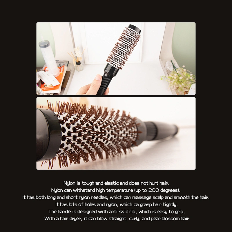 Wooden round brush