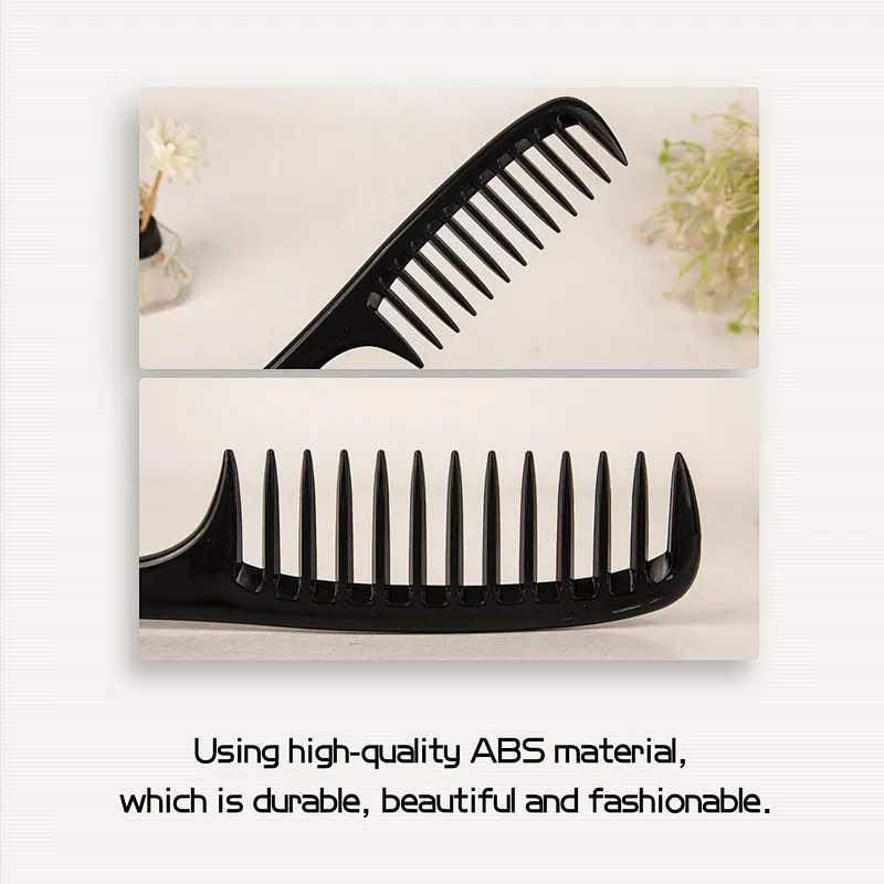 Custom Logo abs comb Salon Hairdressing Antistatic