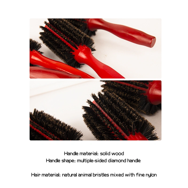 Wooden round brush