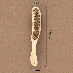 S-shaped hair cleaning brush