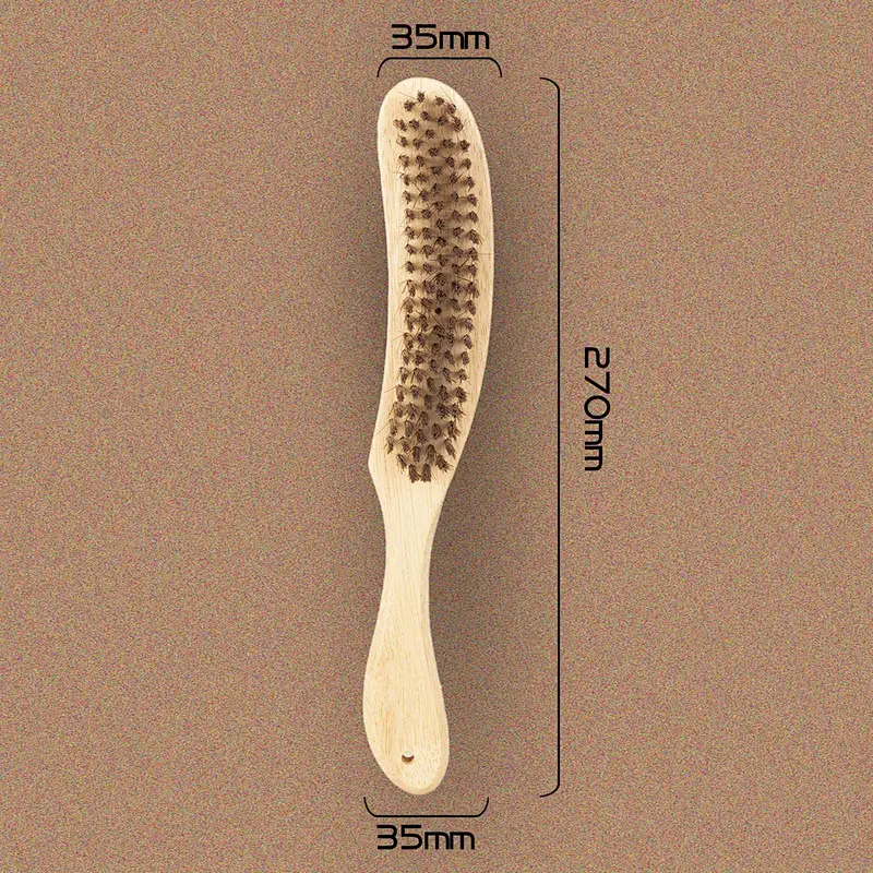 S-shaped hair cleaning brush