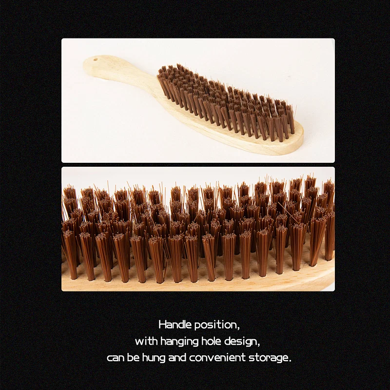 S-shaped hair cleaning brush