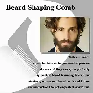Hot Selling Wholesale Men Care Styling Beard Shaping Comb for man Beard Comb