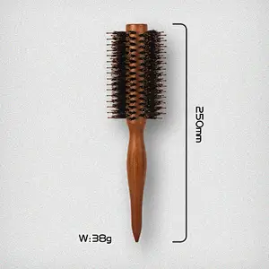 Wooden round brush