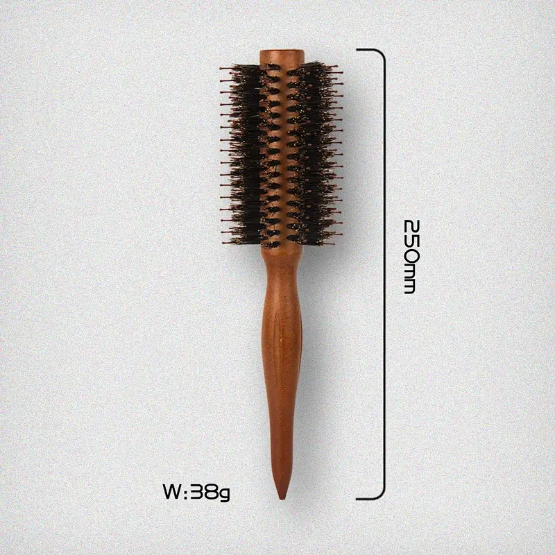 Wooden round brush