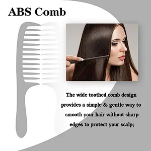 Custom Logo abs comb Salon Hairdressing Antistatic