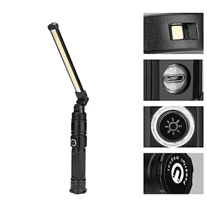 5 Modes handheld folding led work light with magnetic base