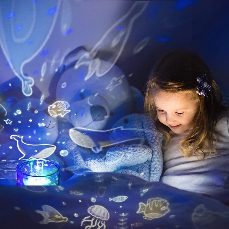 Star projector night light